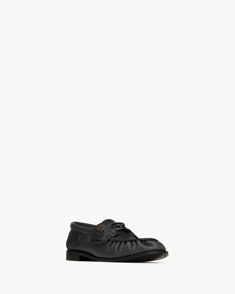 LE LOAFER BATEAU in smooth leather