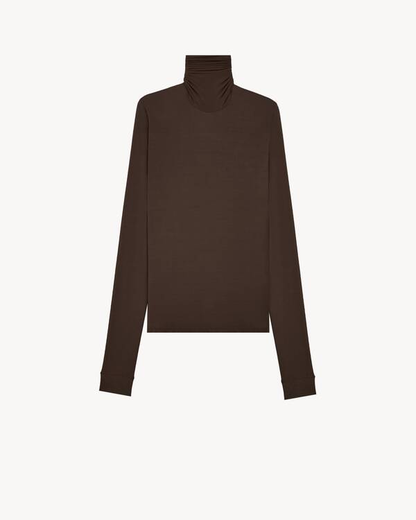 turtleneck in stretch jersey