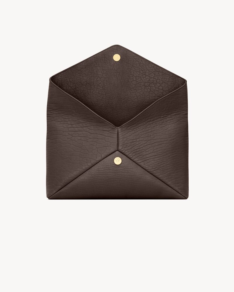 CASSANDRE Large Envelope-Pouch aus Lammleder