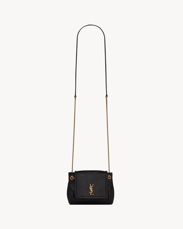 Mini NOLITA IN LAMBSKIN in Black | Saint Laurent | YSL EN-NO