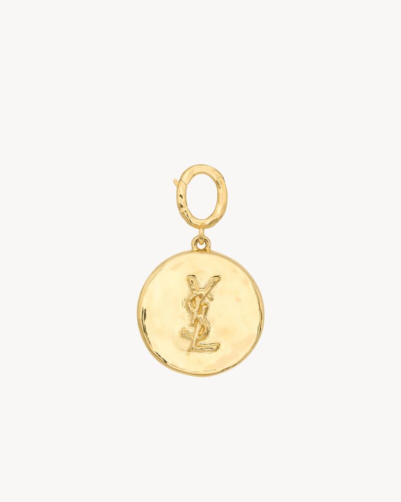 Charm colombe en émail et laiton