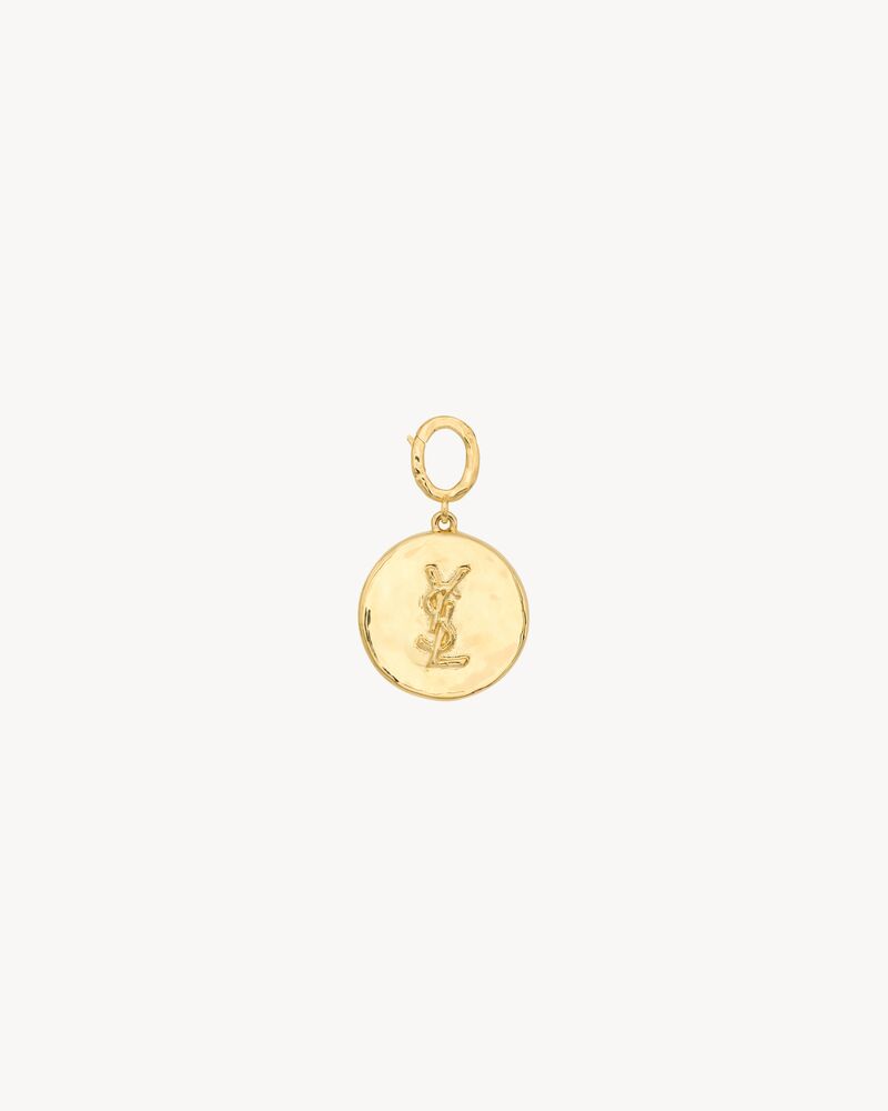 dove charm in enamel and brass