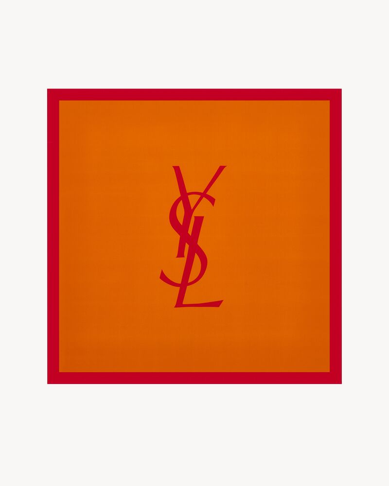 CASSANDRE square scarf in silk twill