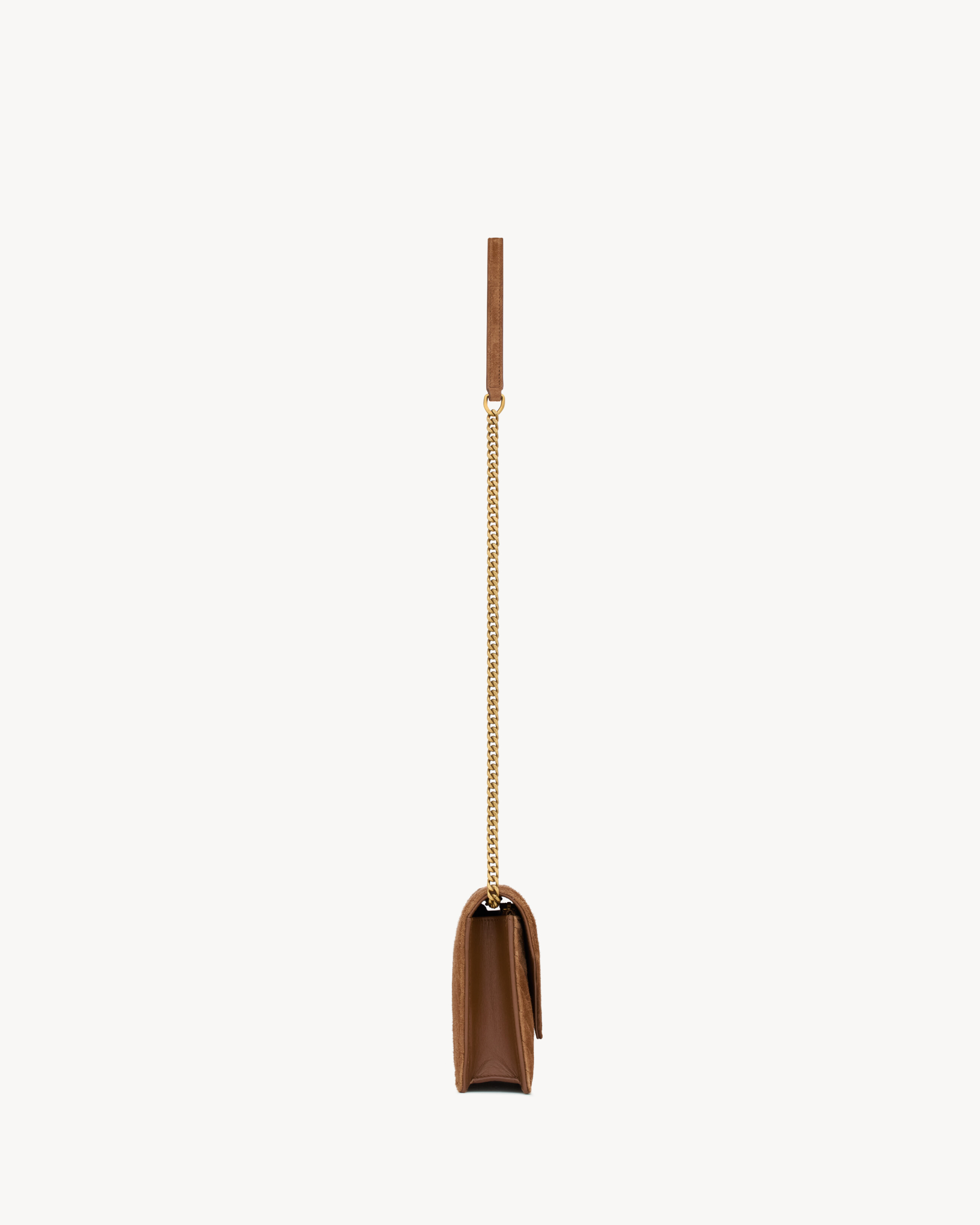 CASSANDRE envelope chain wallet in suede