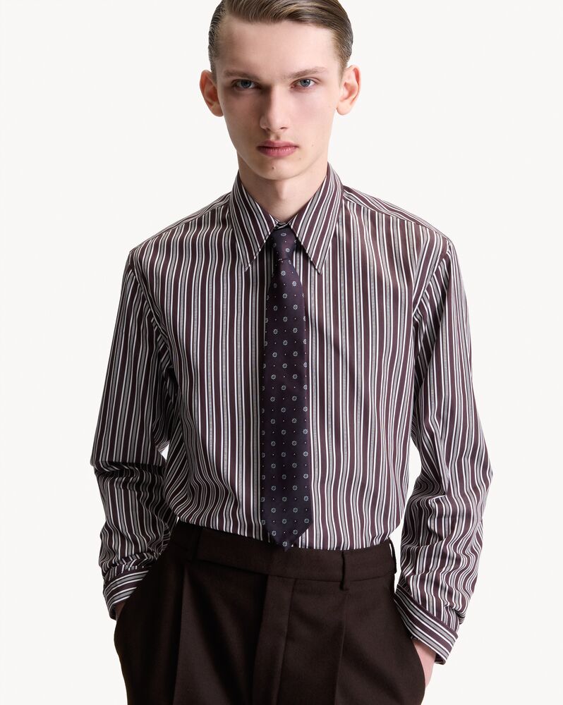 tie in silk jacquard