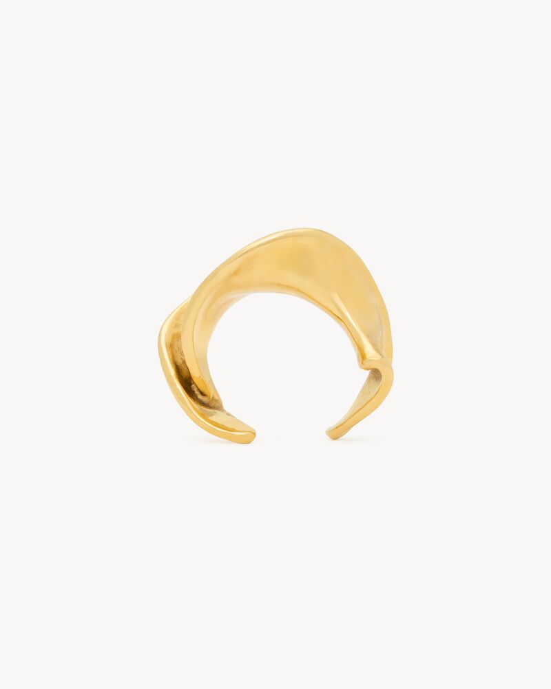 wavy cuff in metal