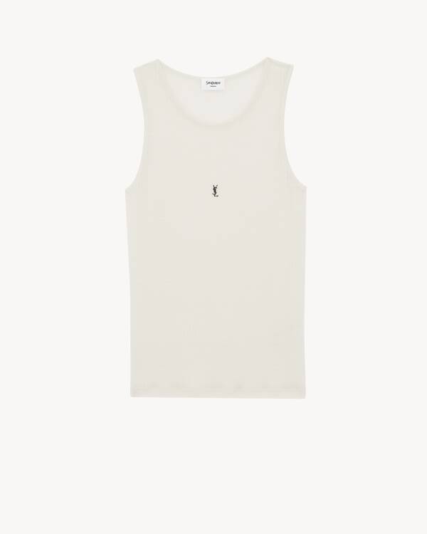 Yves Saint Laurent ホワイトタンクトップ Sサイズ　美品 2026年最新】Yves Saint Laurent レディース タンクトップの人気