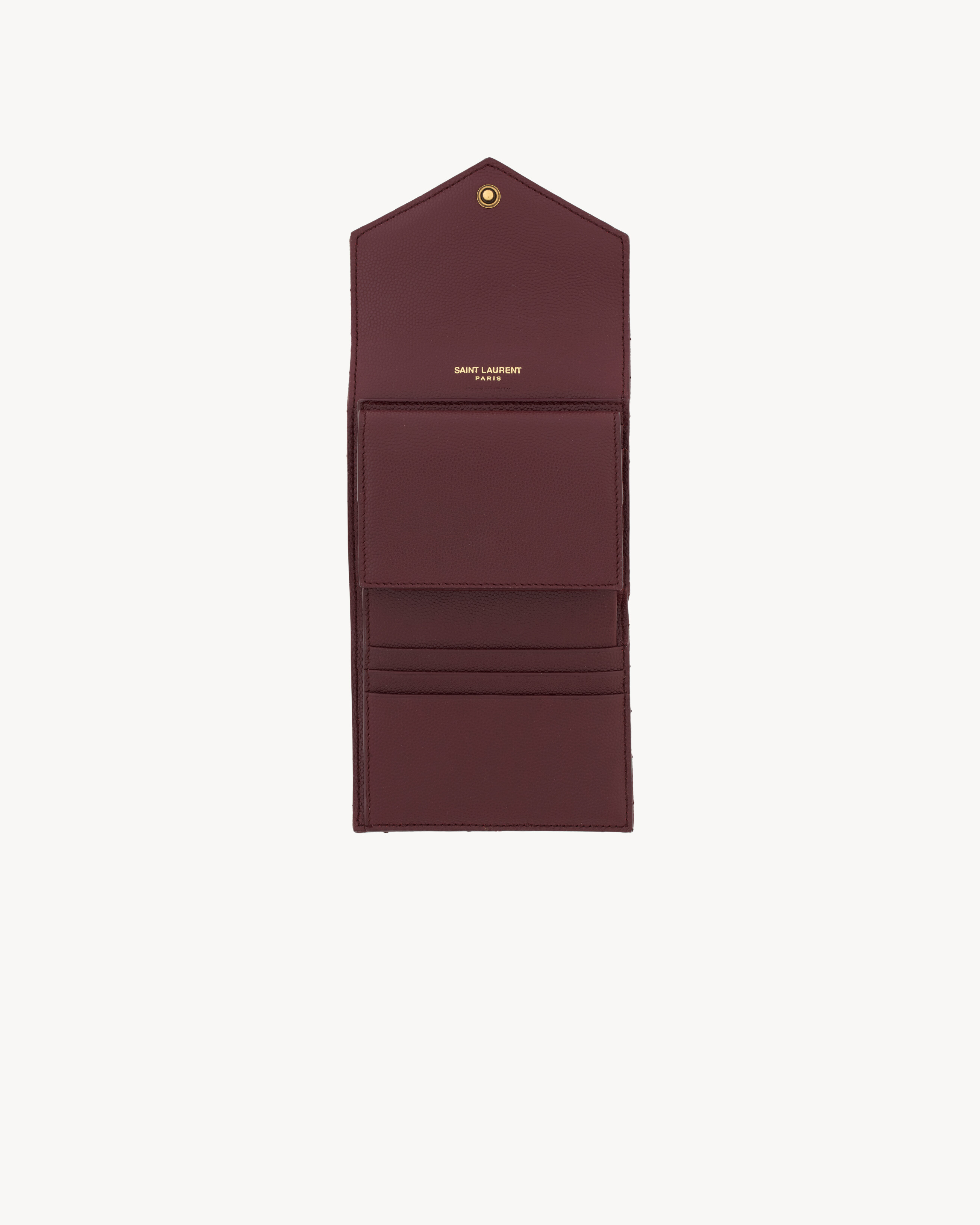 CASSANDRE multi-fold wallet in GRAIN DE POUDRE leather