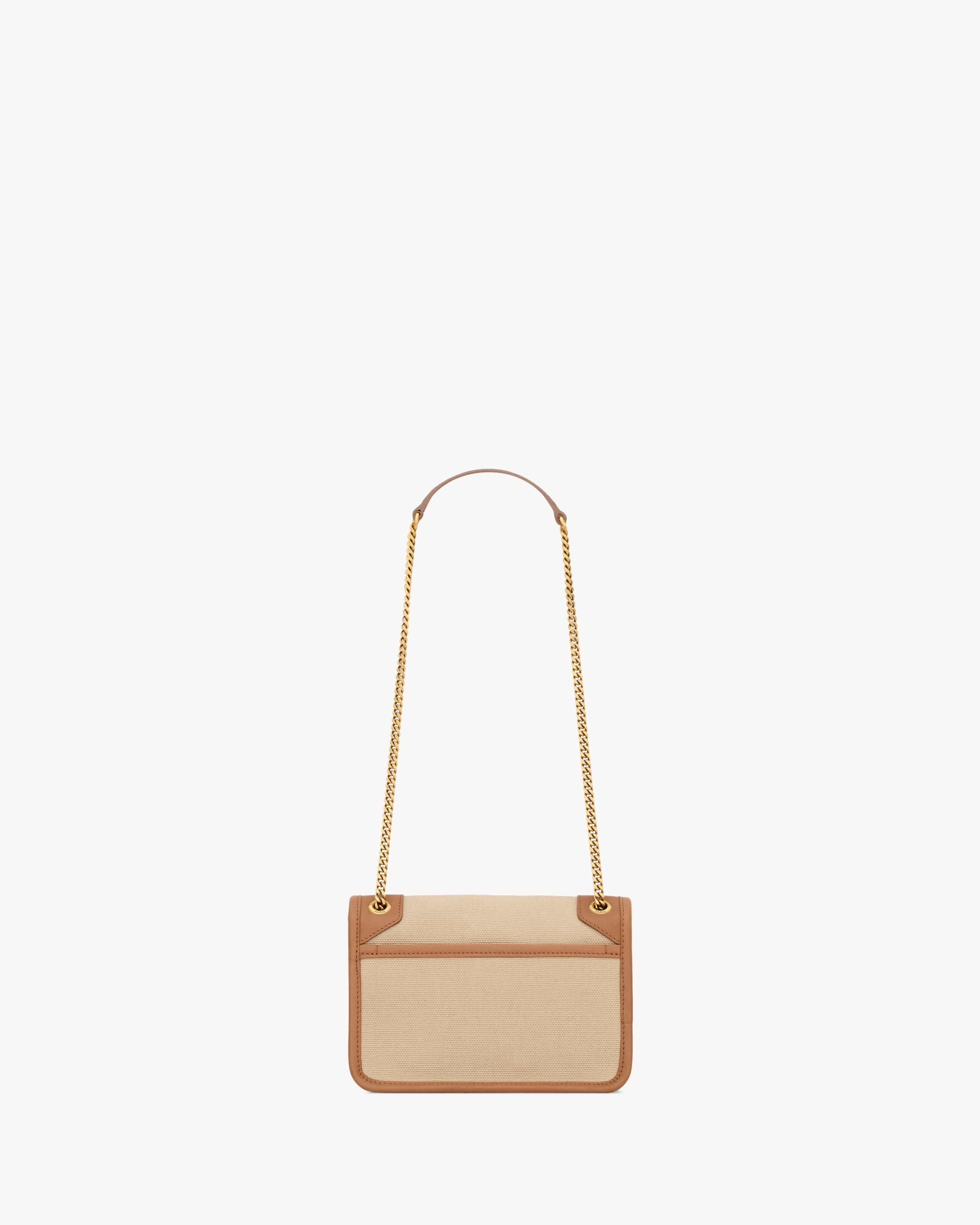 캔버스 및 가죽 소재 NIKI 미니 백