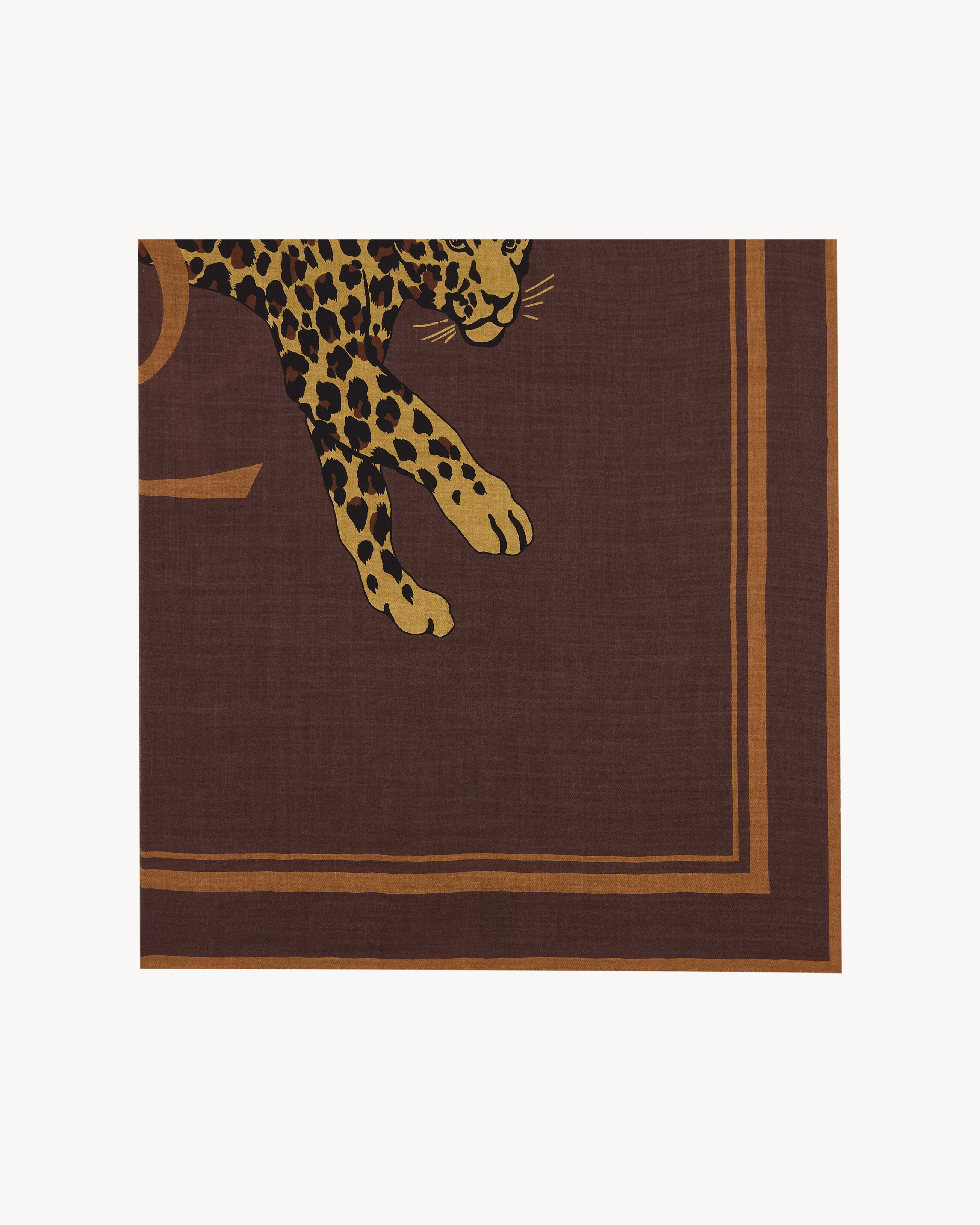 Sciarpa quadrata CASSANDRE in twill di lana