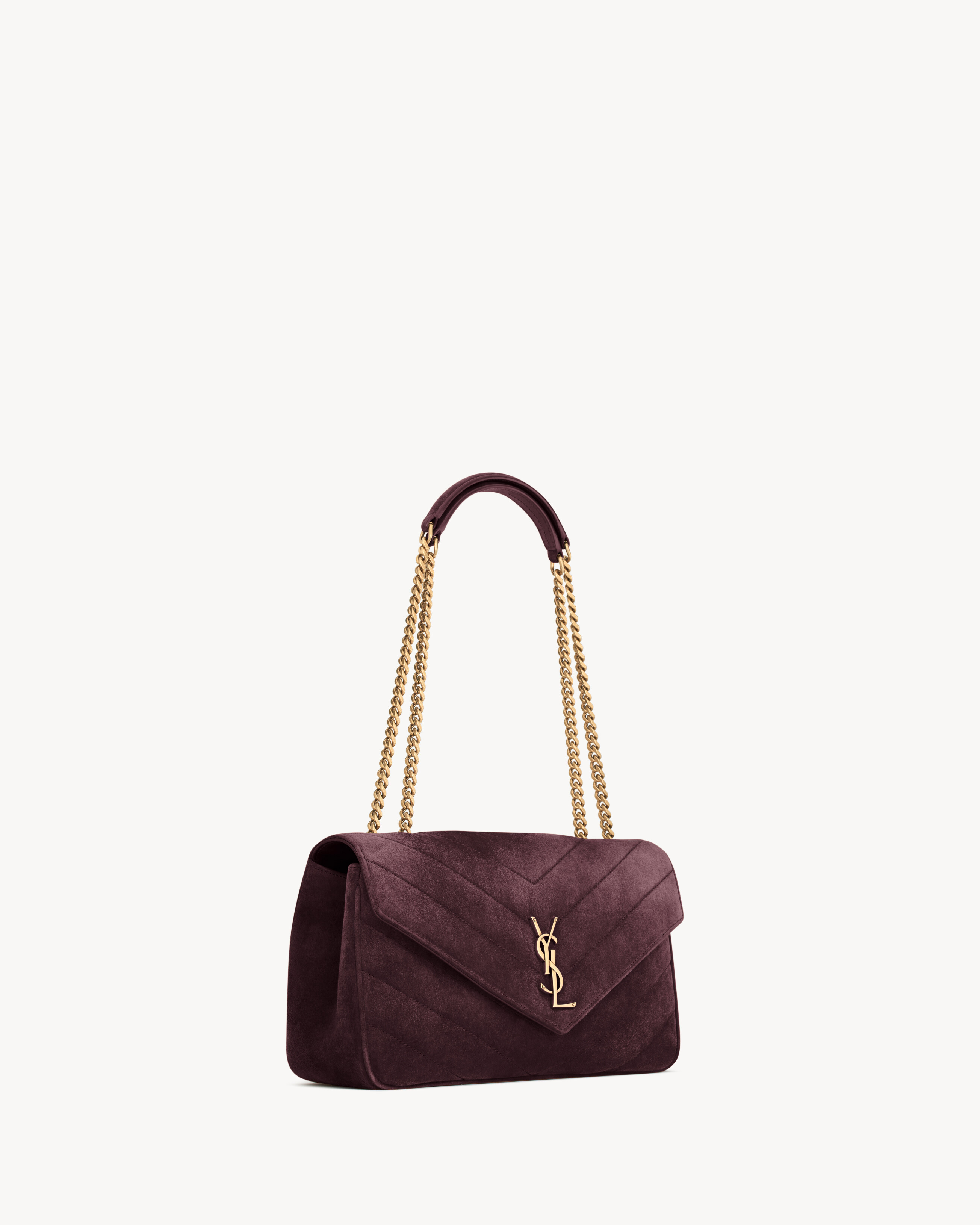 LOULOU medium in MATELASSÉ suede