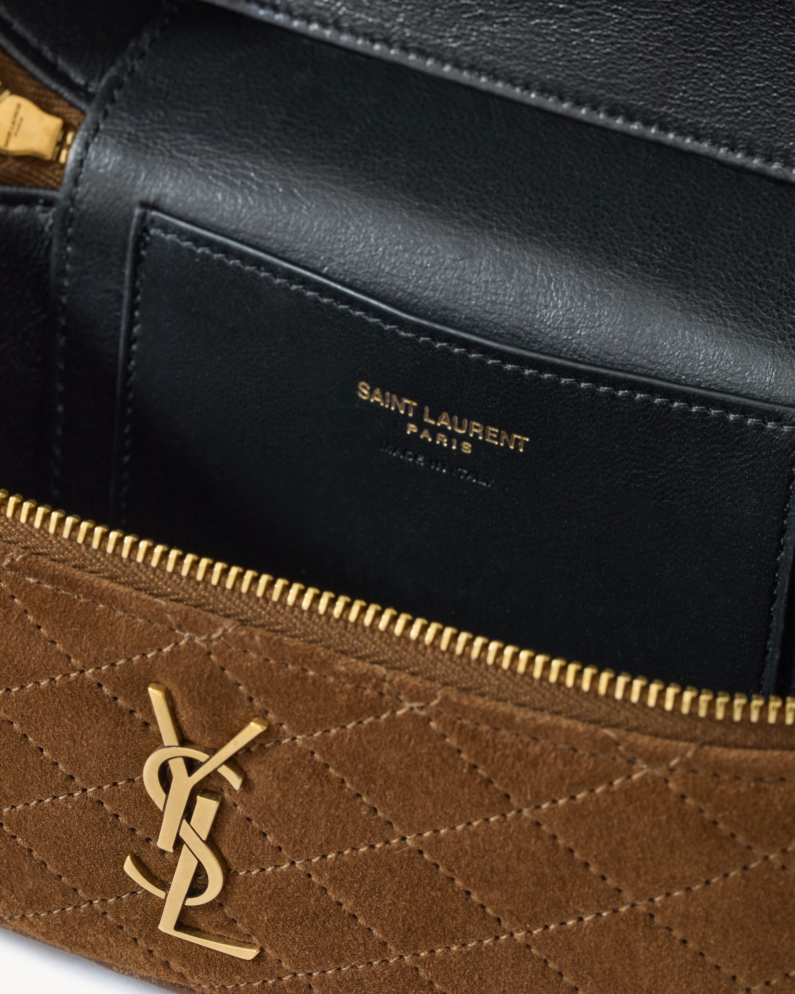 GABY vanity bag in suede