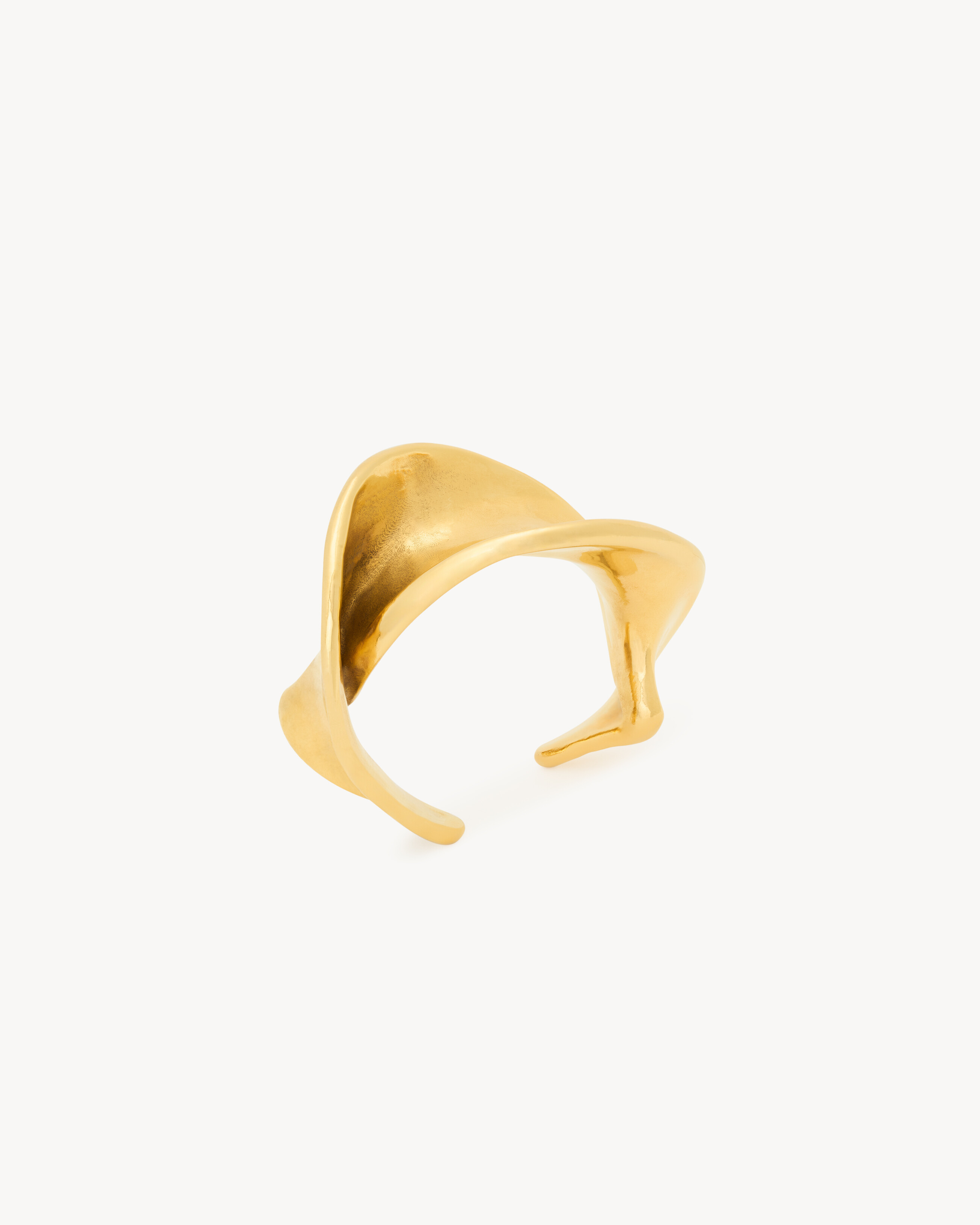 wavy cuff in metal