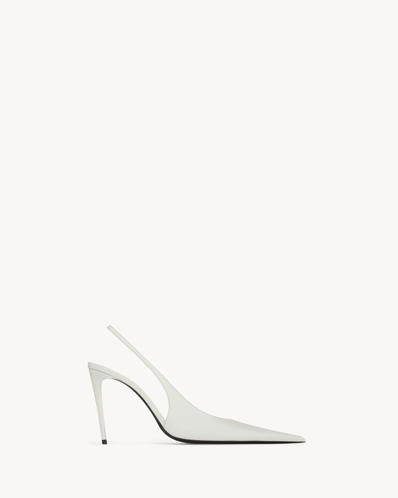 GUERMANTES slingback pumps in patent leather