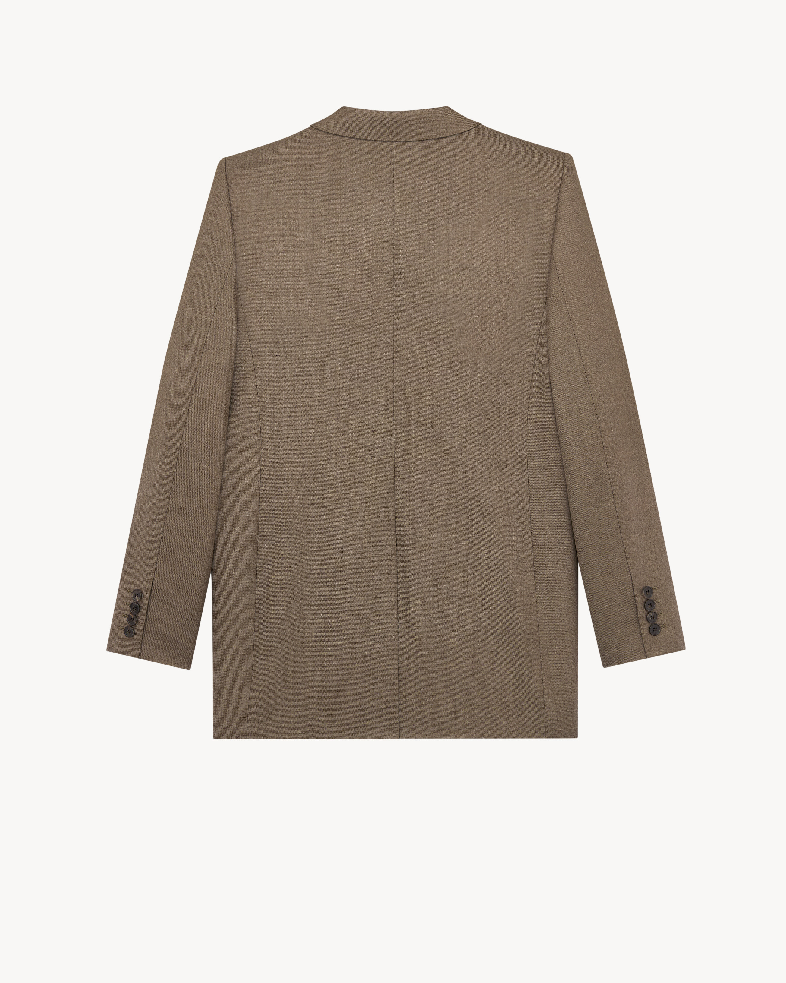 Veste en laine à simple boutonnage