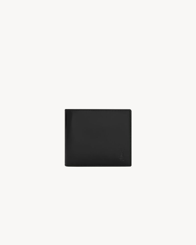 CASSANDRE SHADOW SAINT LAURENT EAST/WEST WALLET IN patent LEATHER
