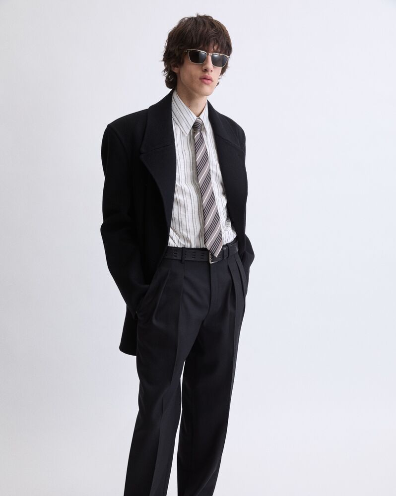 peacoat in double-face felt