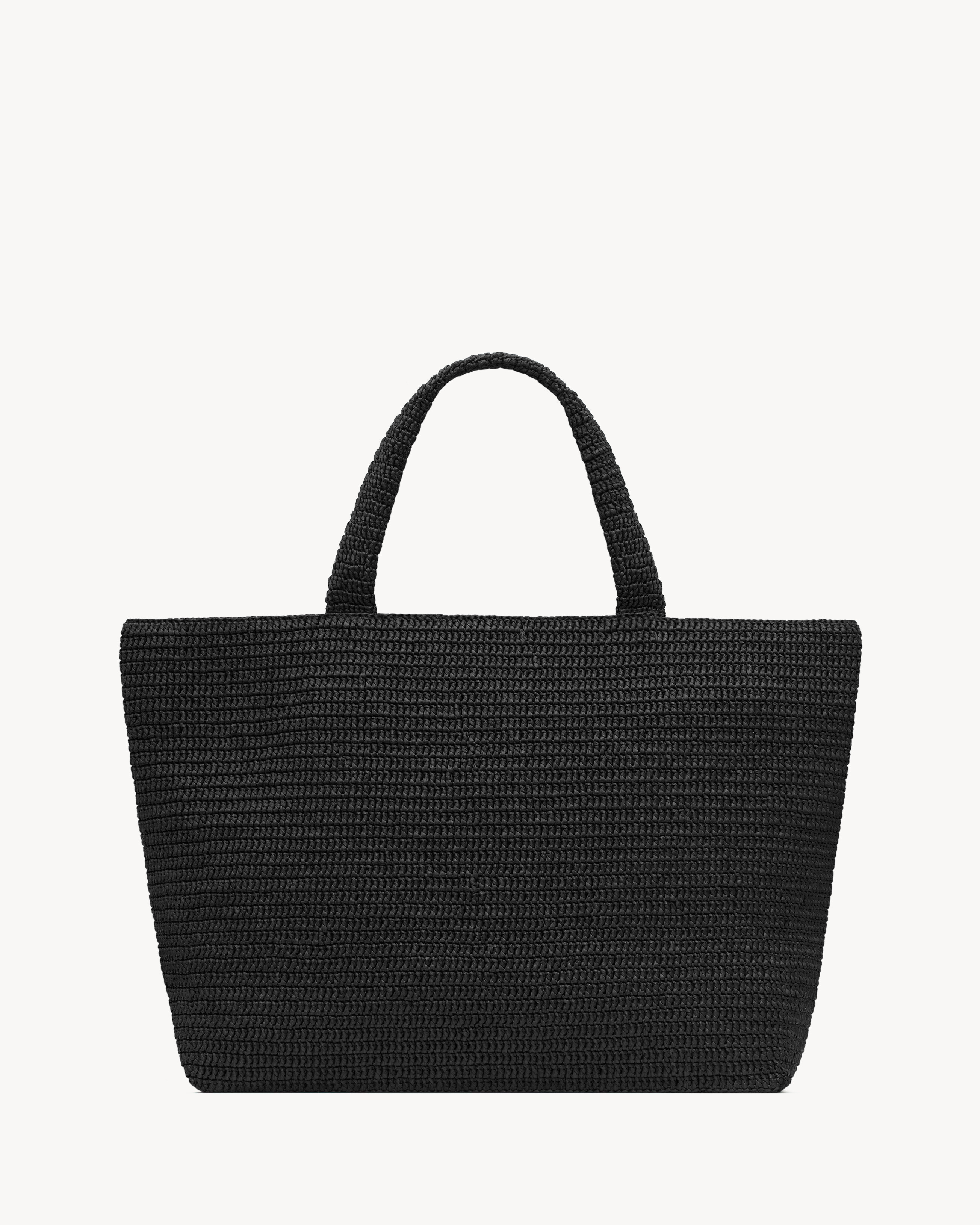 SAINT LAURENT TOTE IN RAFFIA