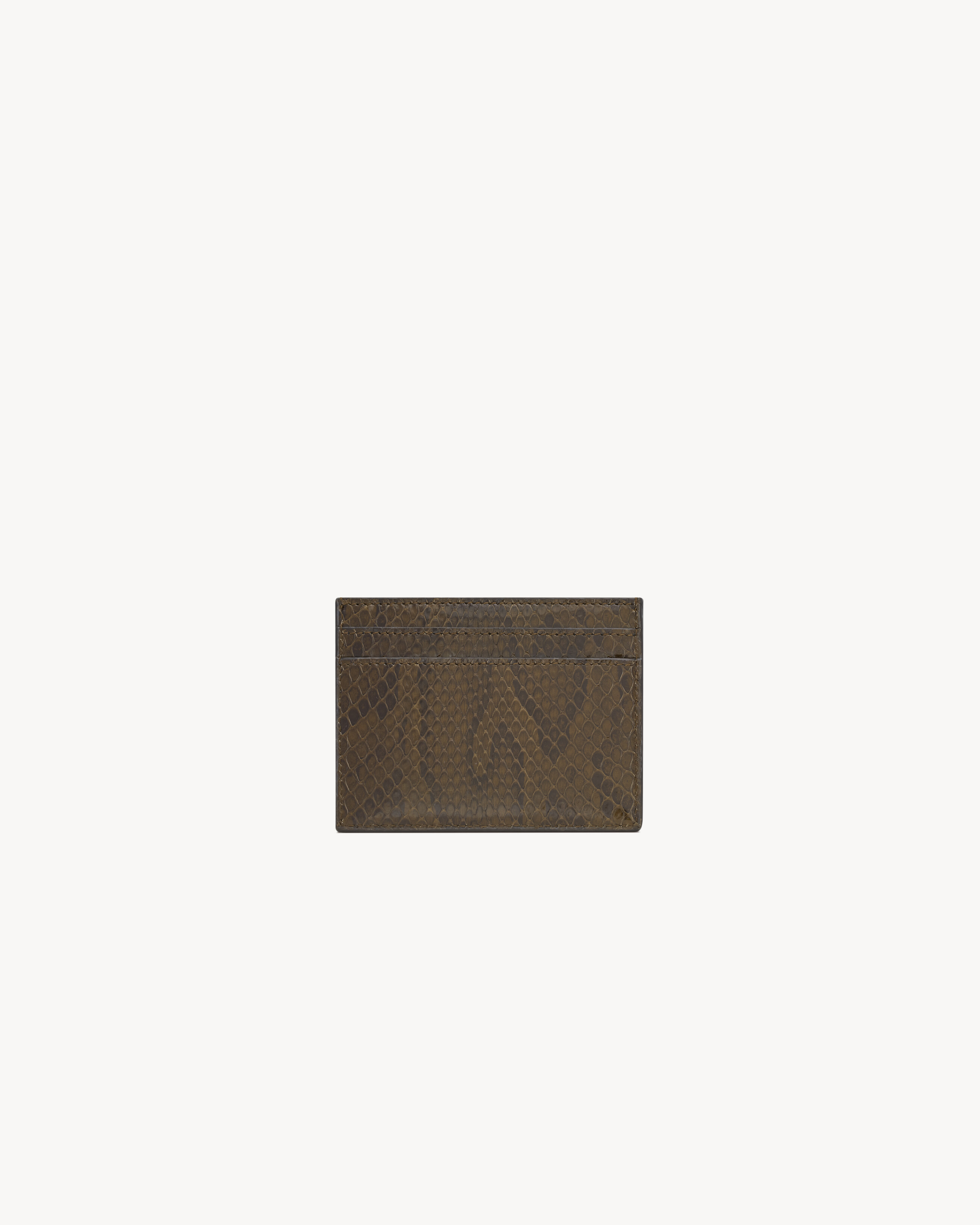 SAINT LAURENT PARIS card case in python