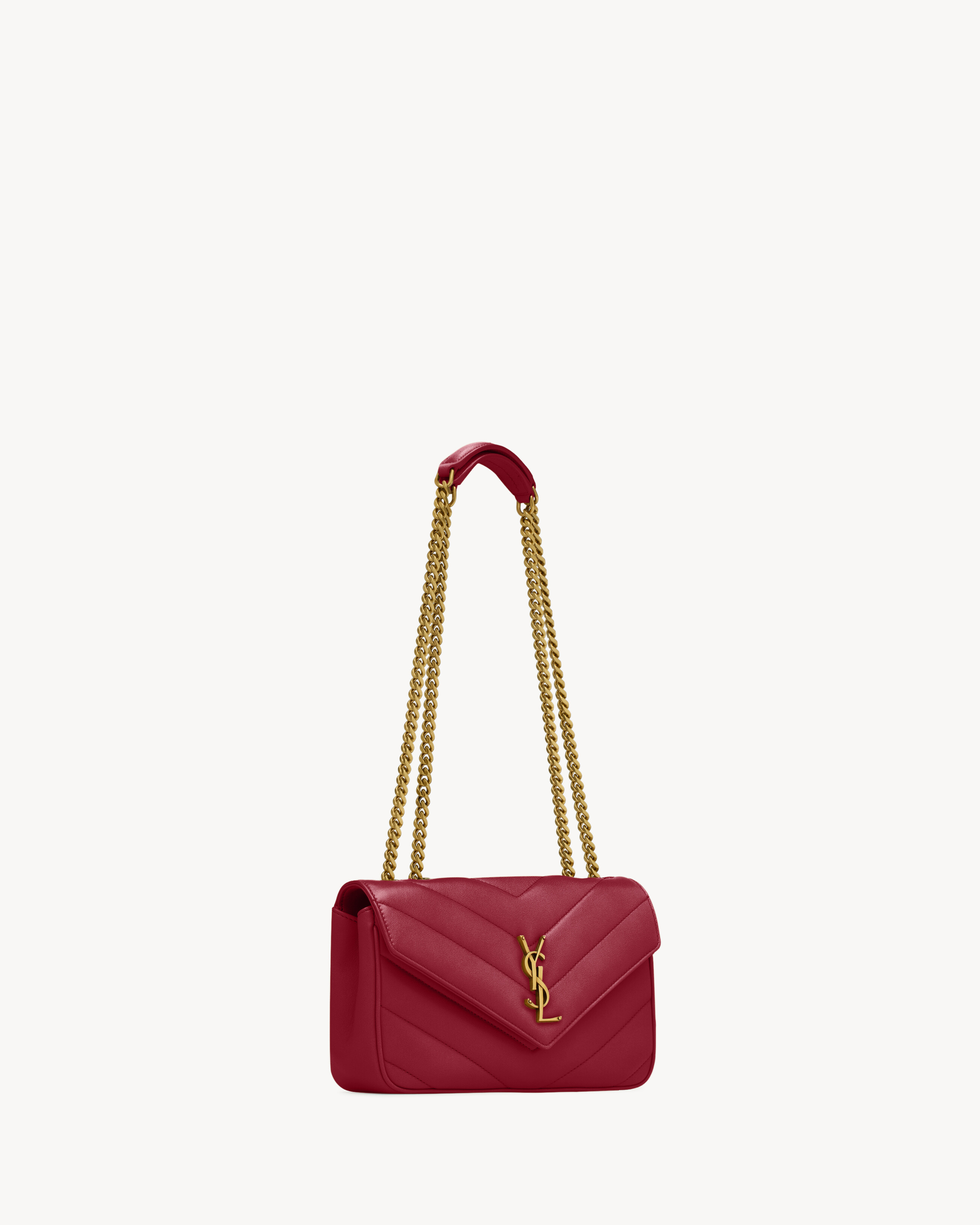 LOULOU small in MATELASSÉ lambskin