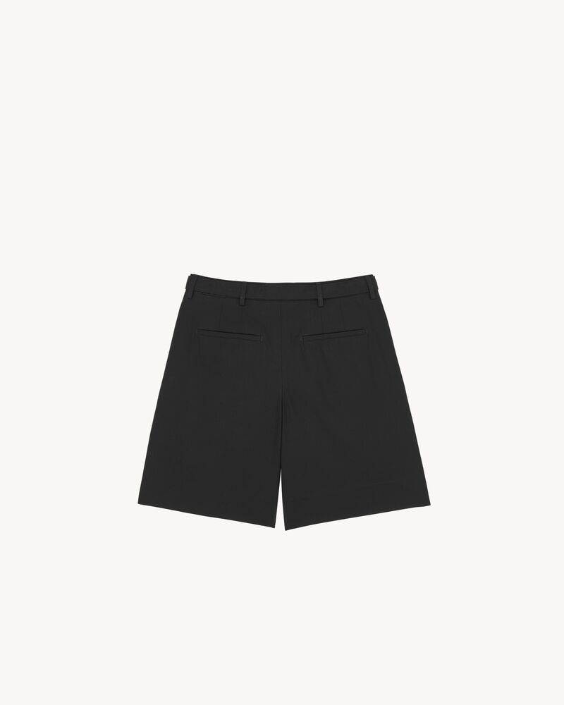 shorts in cotton poplin