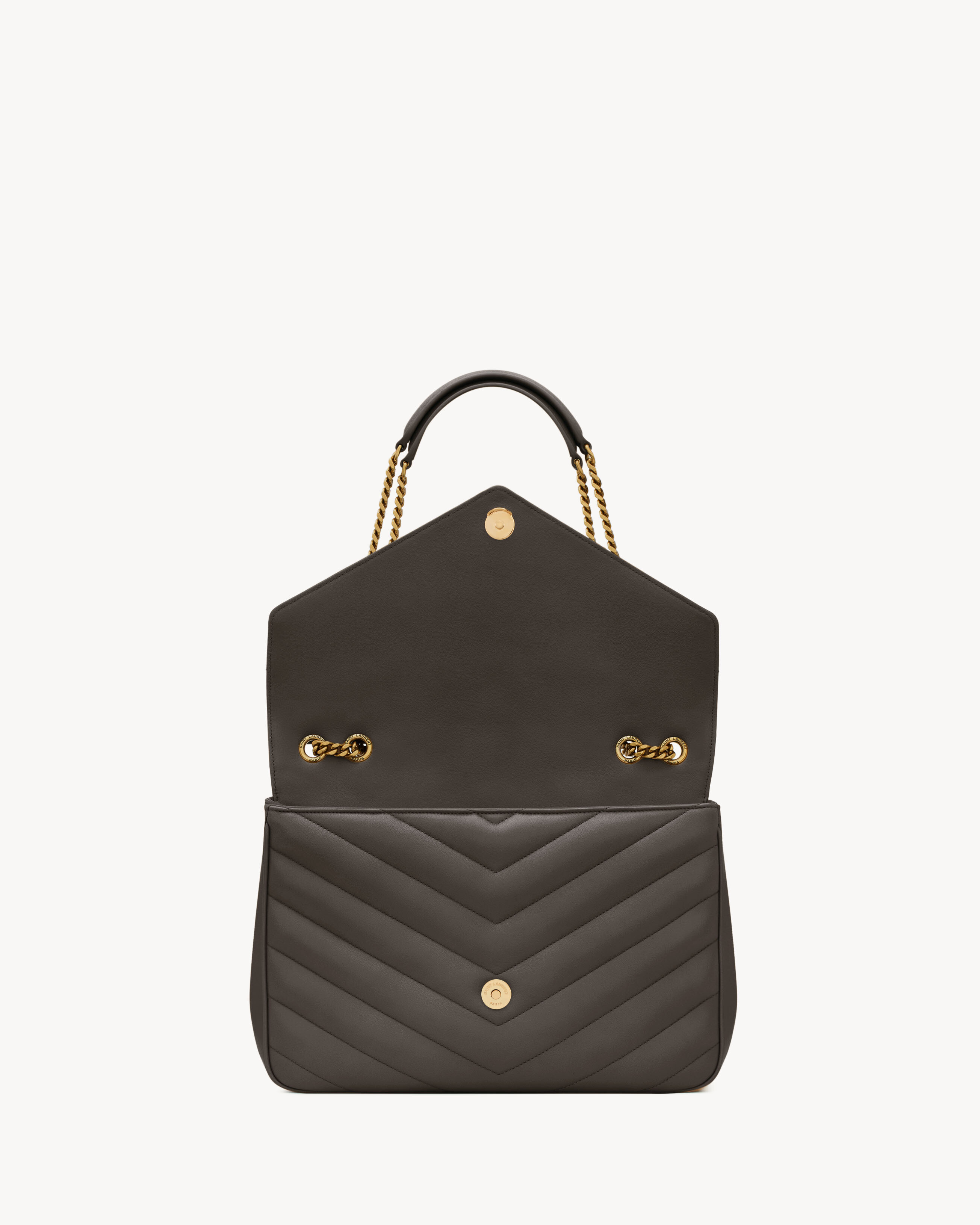 LOULOU large in MATELASSÉ lambskin
