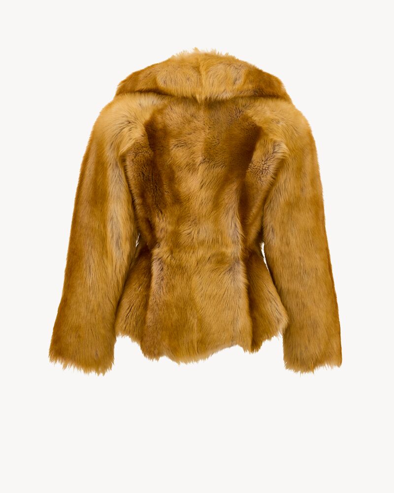 Cappotto corto in shearling