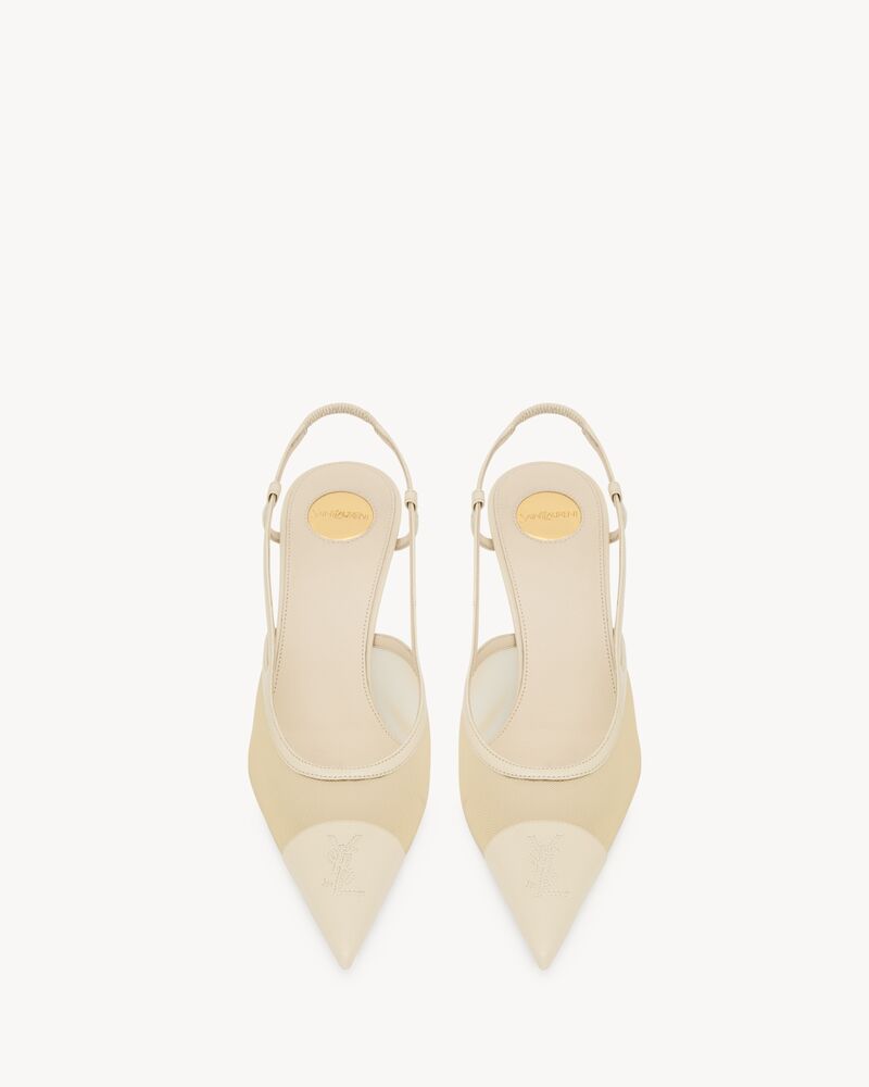 RENÉE slingback pumps in mesh