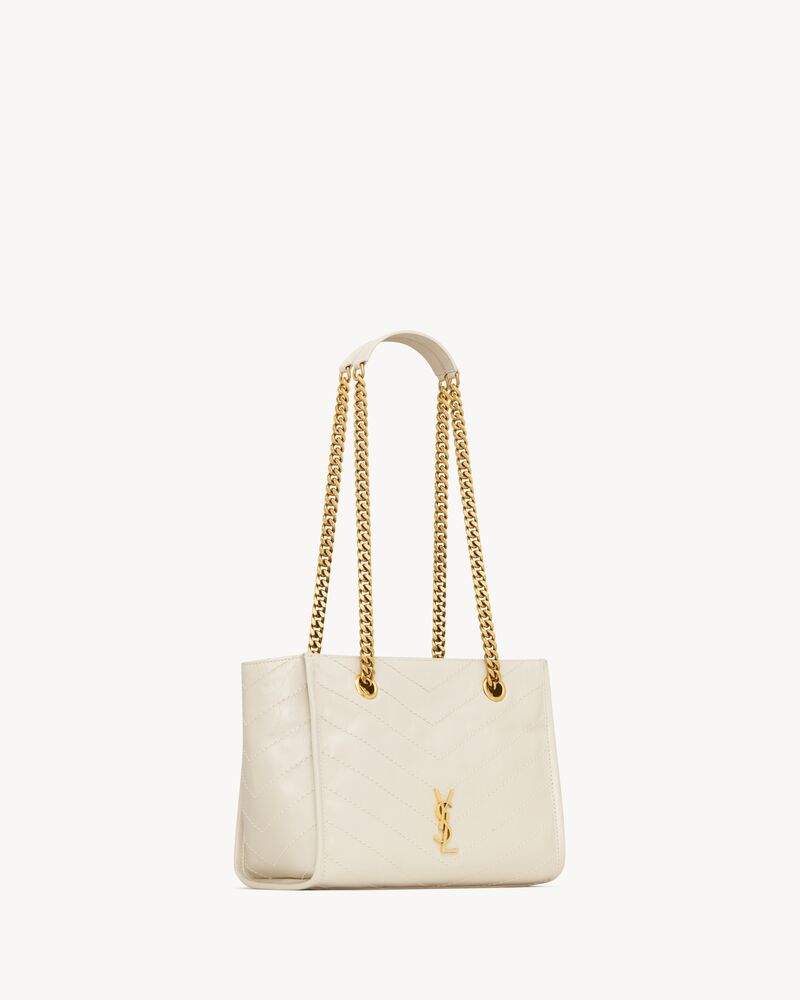 NIKI small shopping in vintage leather in Beige | Saint Laurent