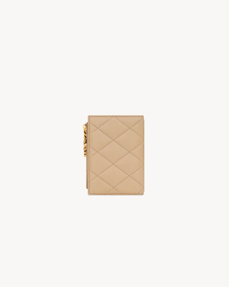 CASSANDRE BIJOU bi-fold wallet in lambskin