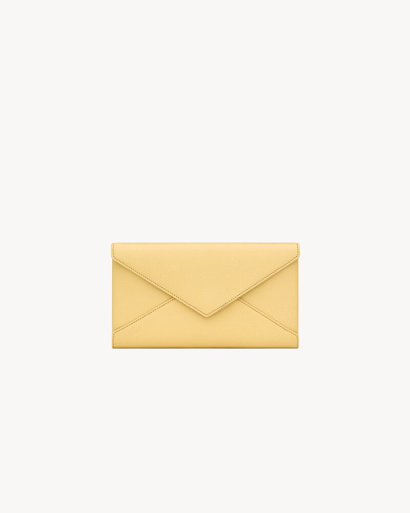 LETTER large wallet in leather