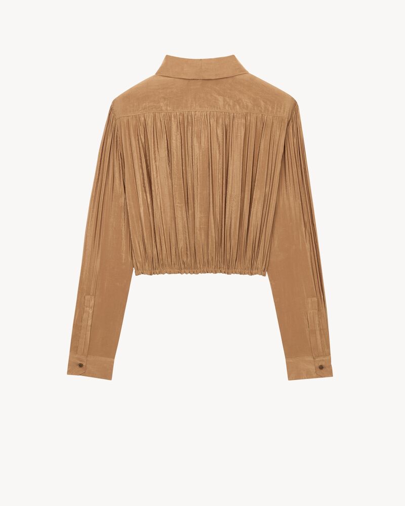 lavallière blouse in taffeta