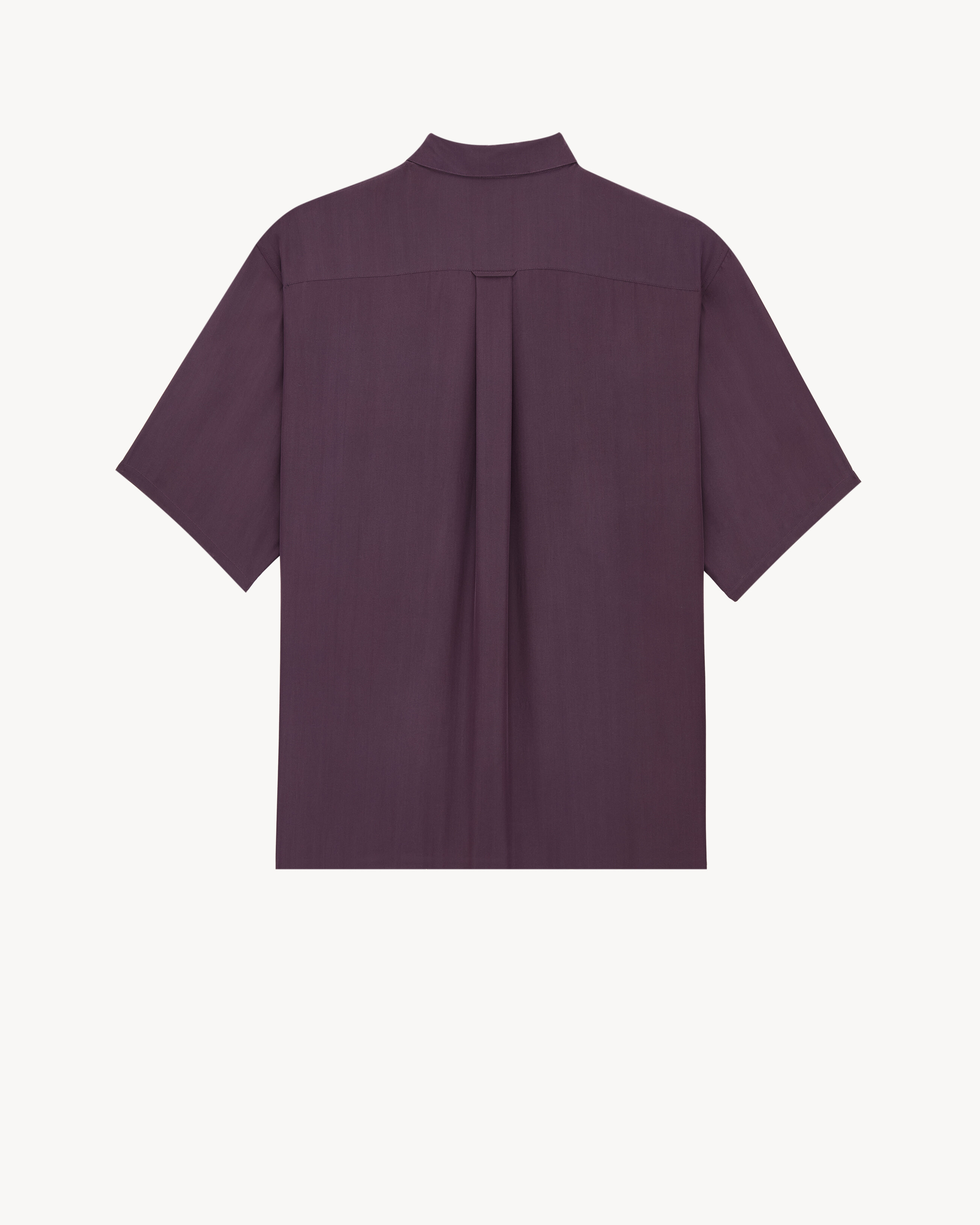 パジャマシャツ（ビスコース＆シルク） パープル | Saint Laurent