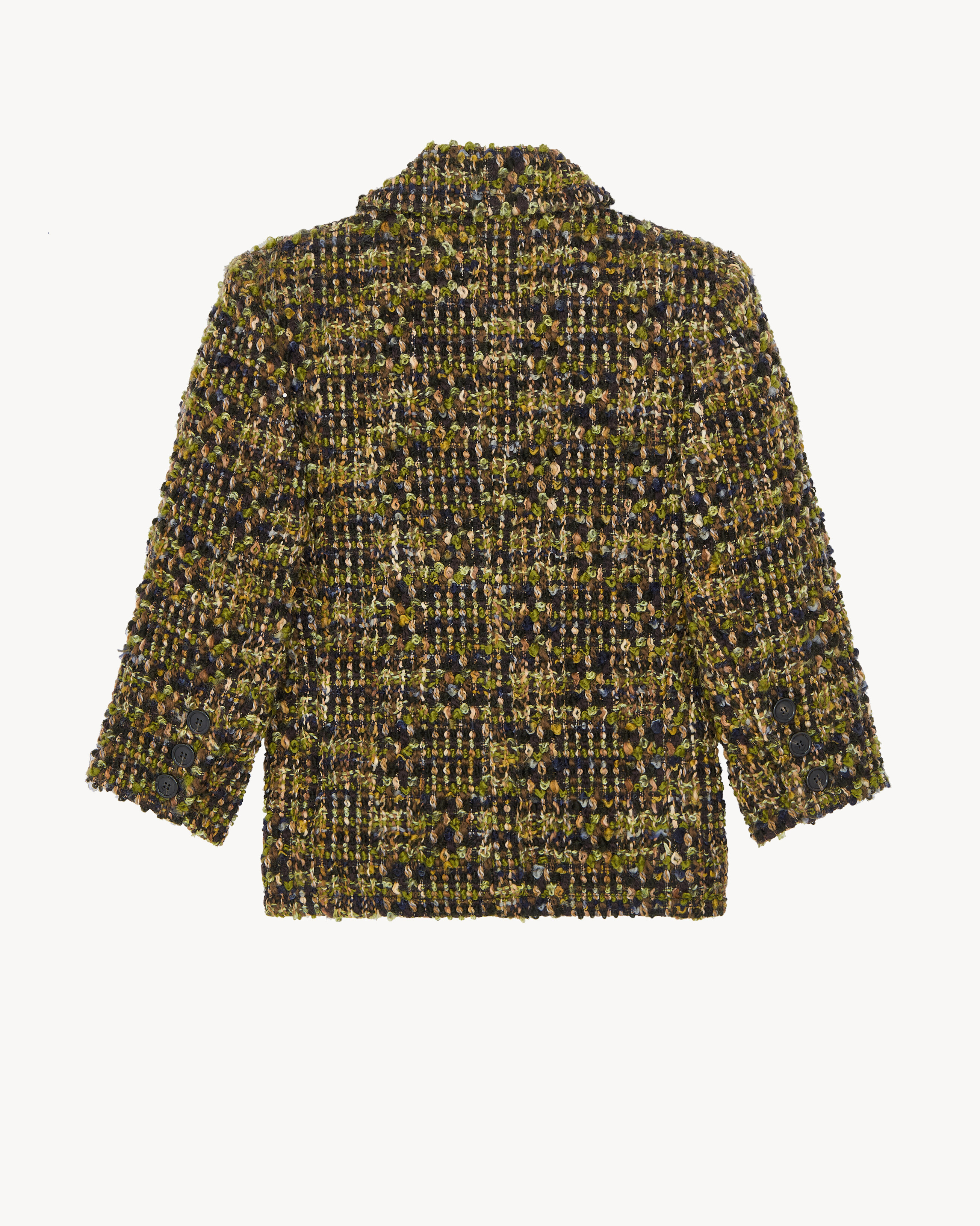 single-breasted jacket in tweed
