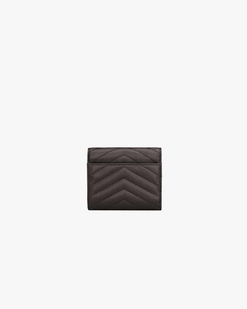 CASSANDRE compact tri fold wallet in lambskin