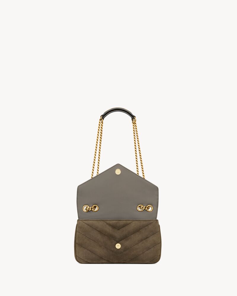 LOULOU small in MATELASSÉ suede