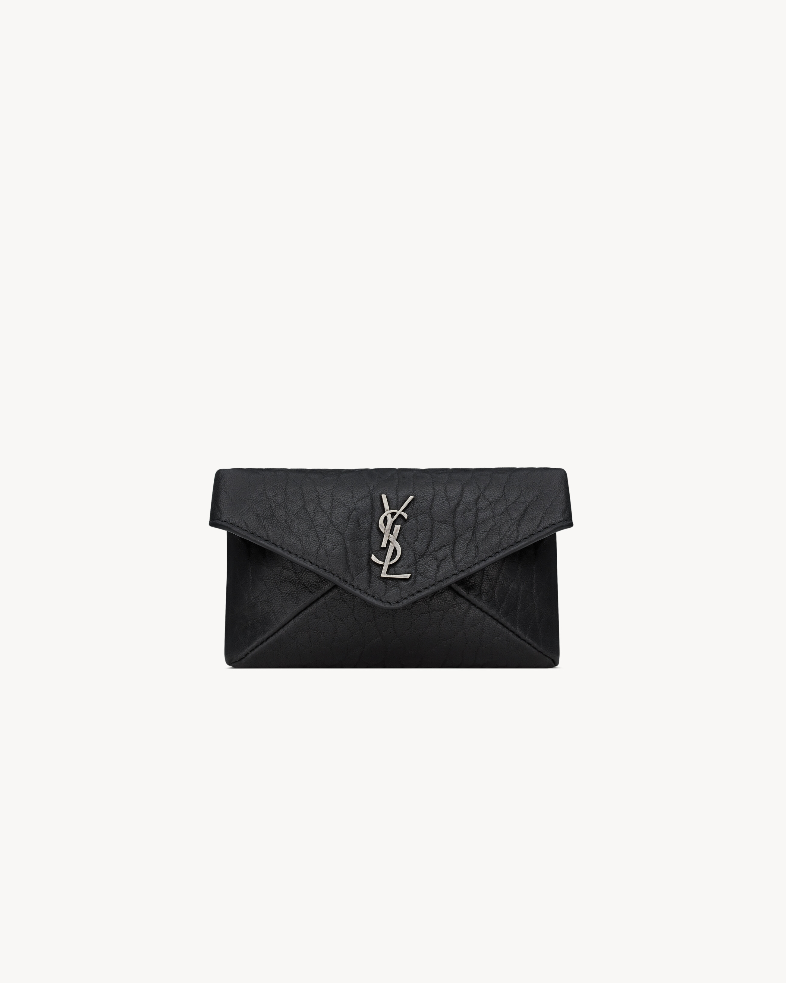 CASSANDRE envelope card case in grained leather
