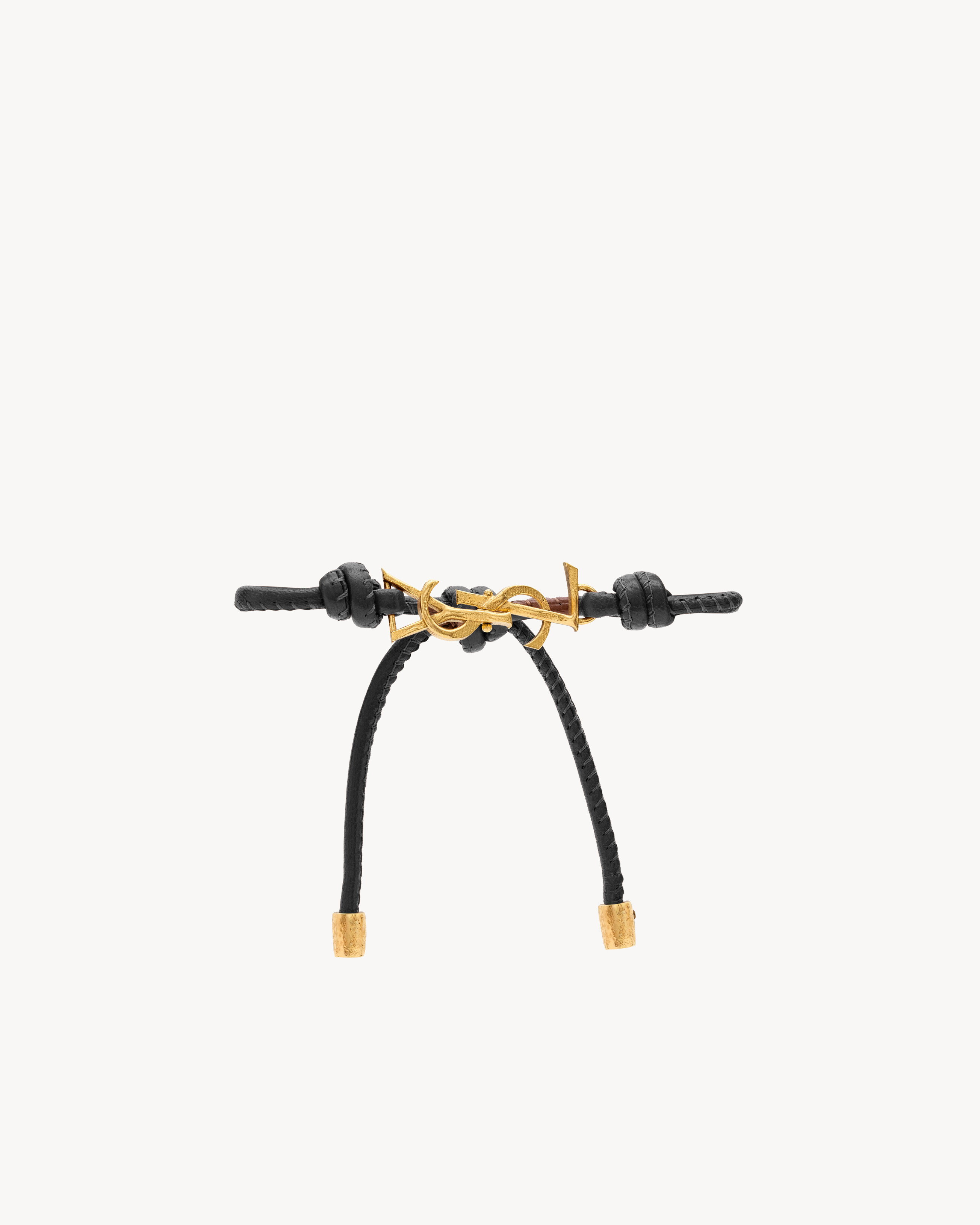 CASSANDRE cord bracelet in leather