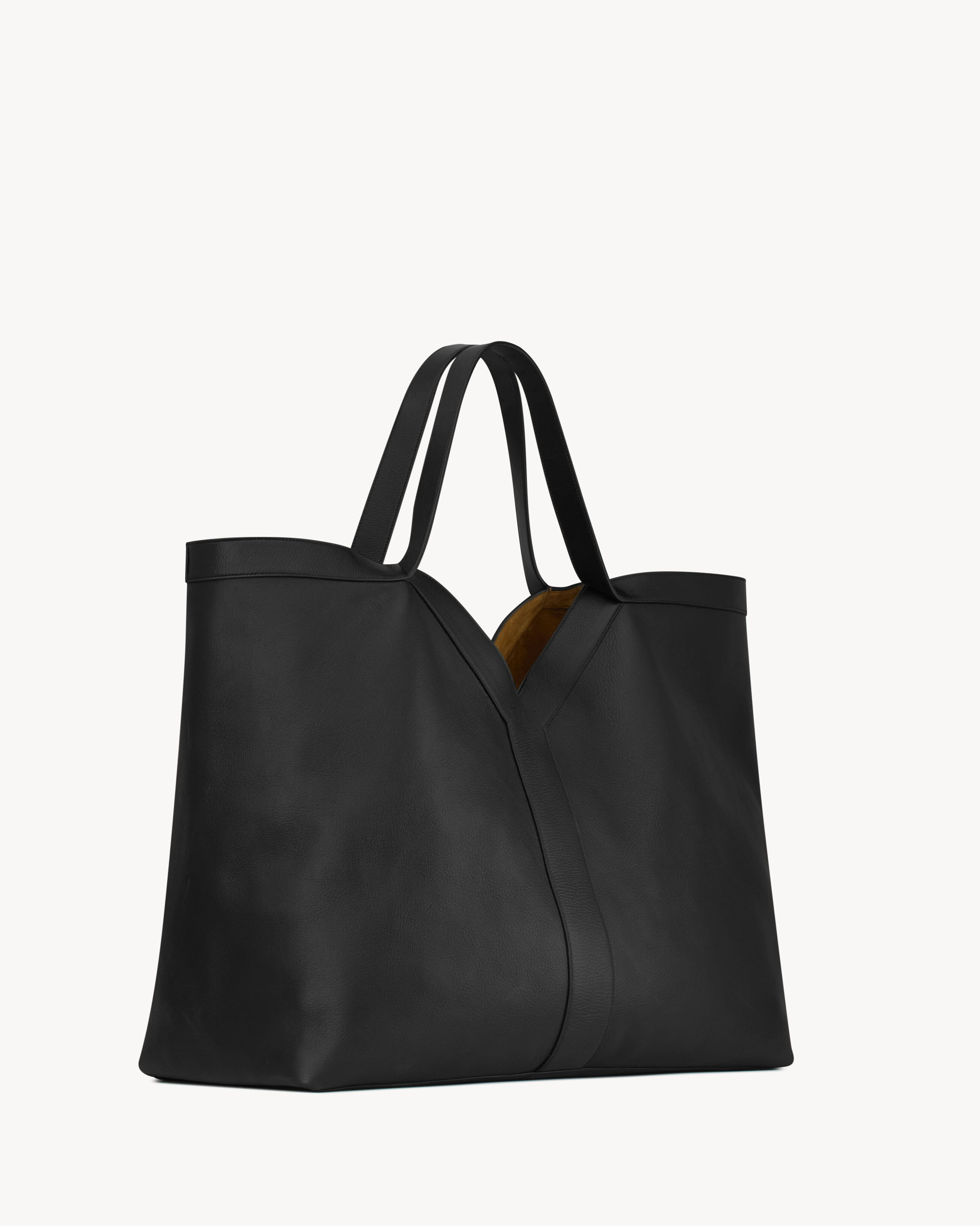 Y MAXI TOTE IN LEATHER