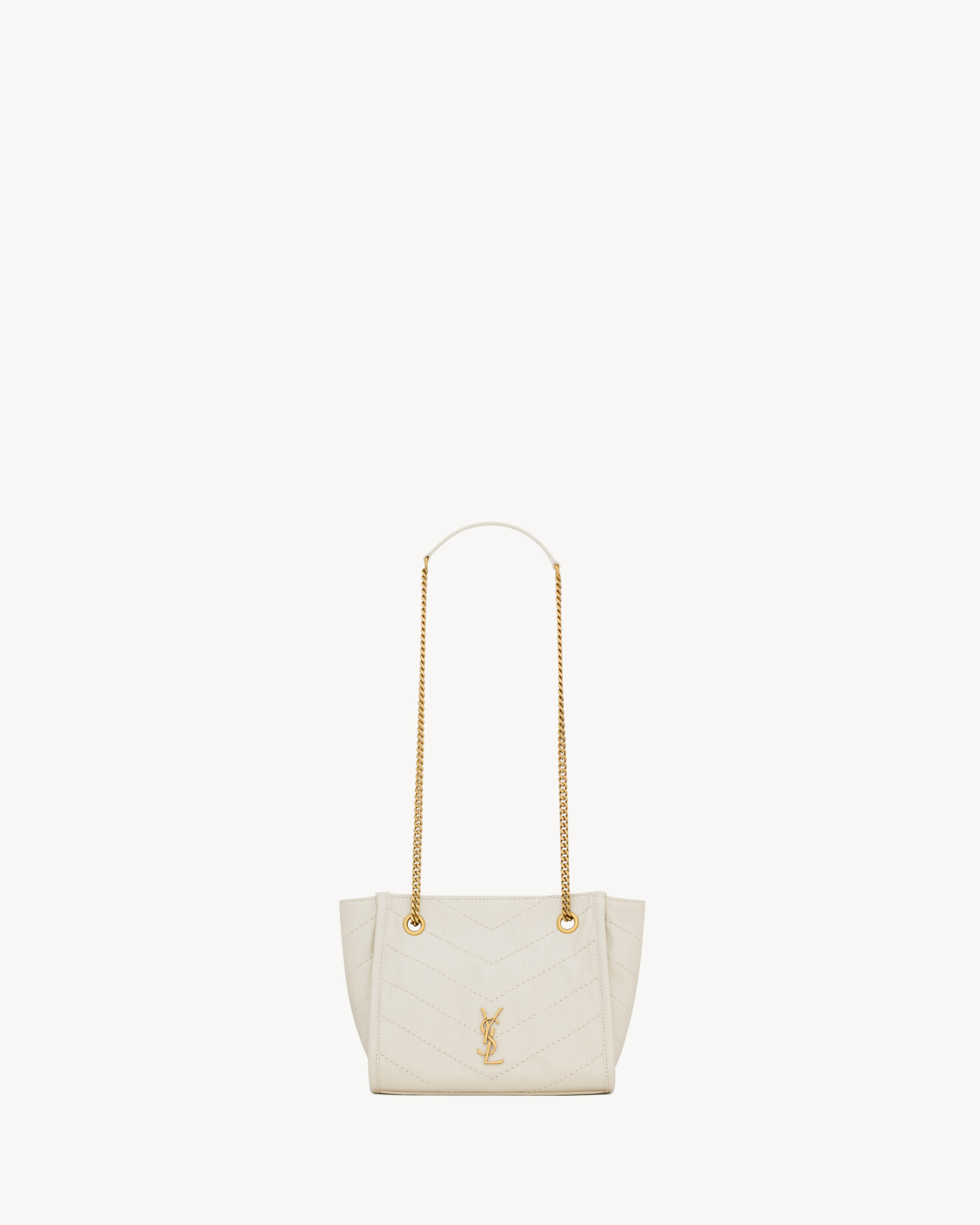 NIKI mini shopping in vintage leather