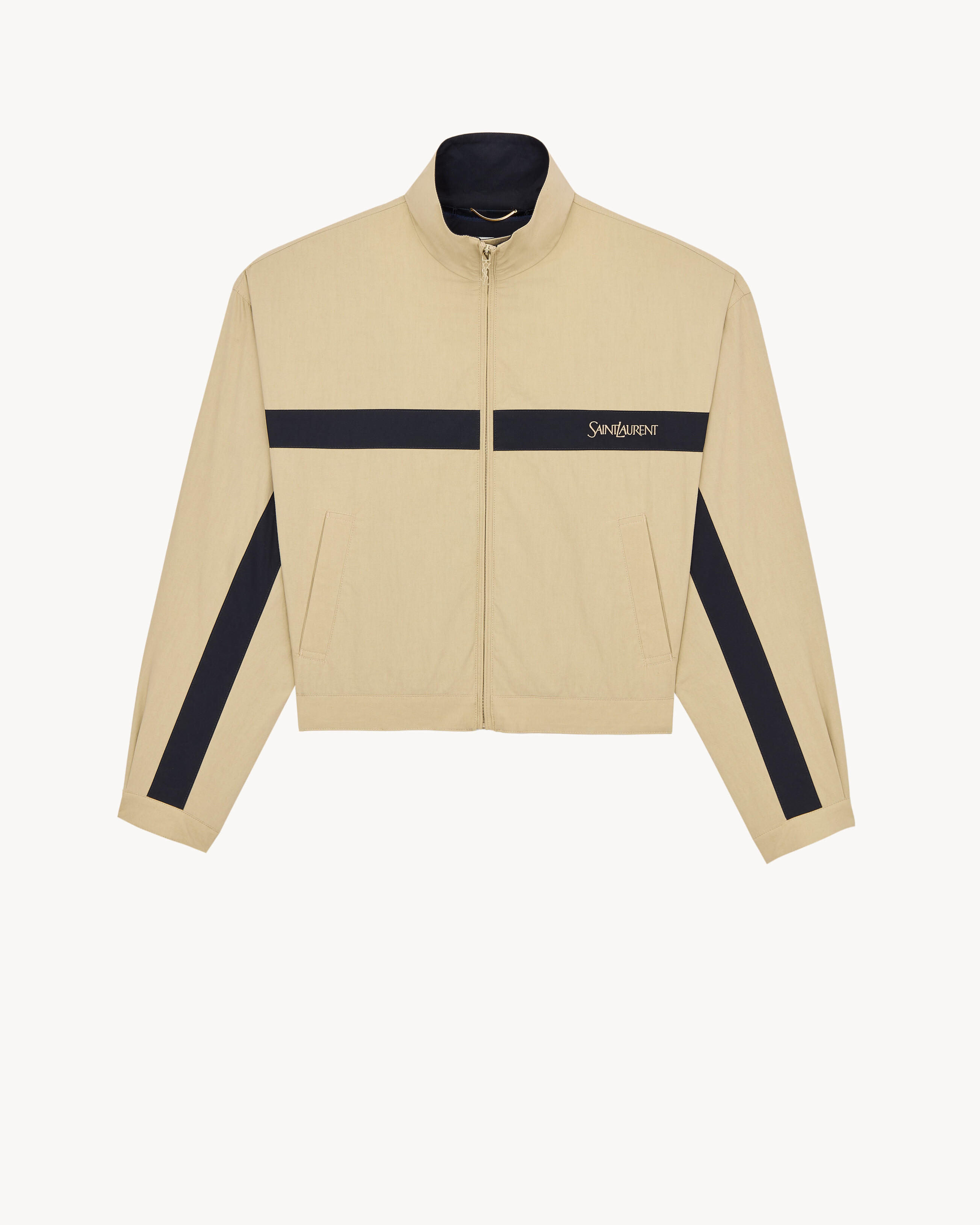 SAINT LAURENT jacket in cotton canvas