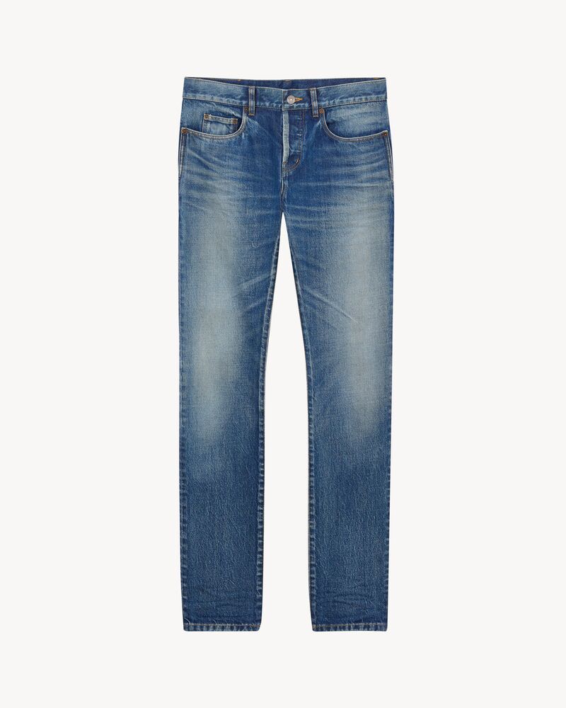 slim jeans in south blue denim