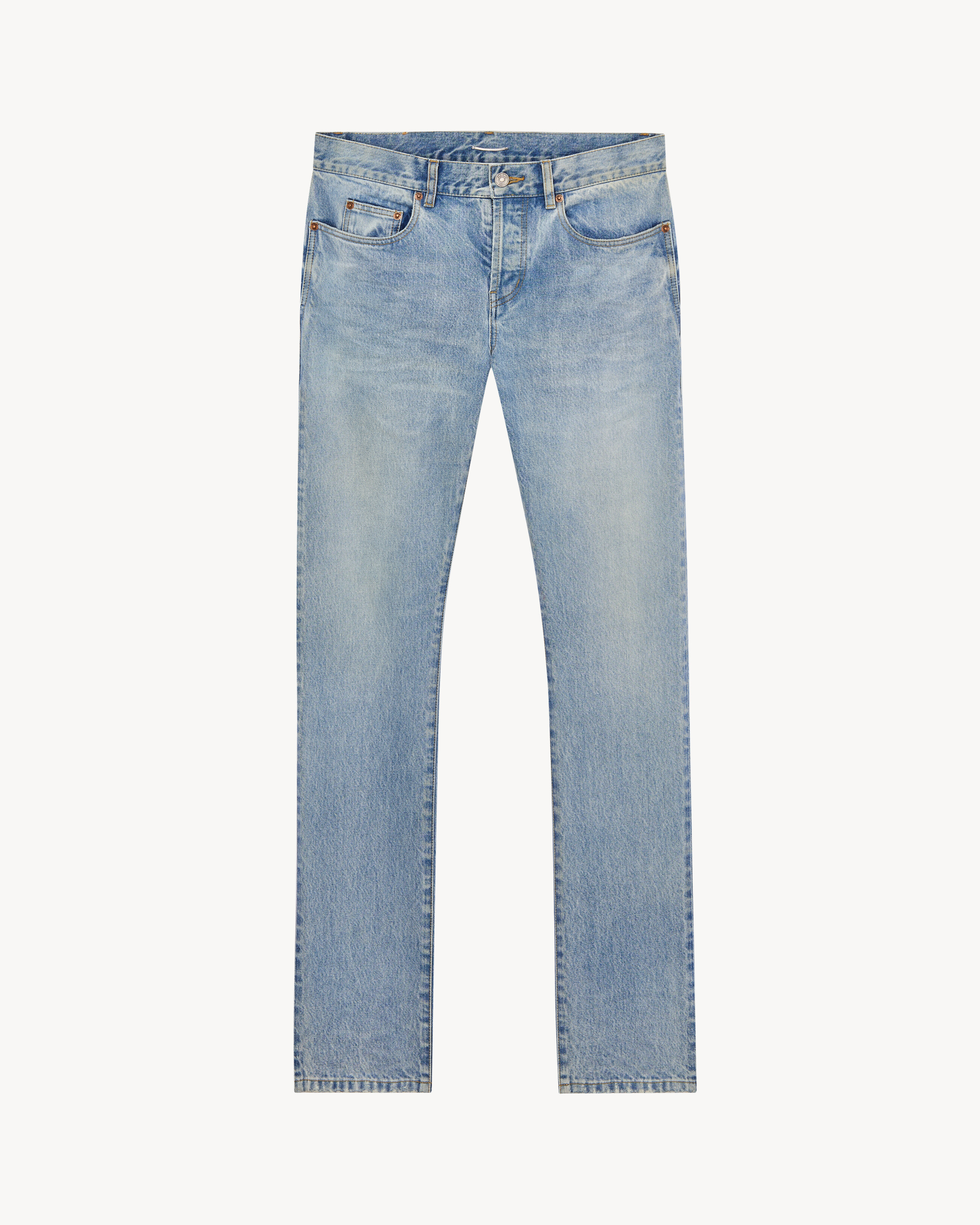 slim low-rise jeans