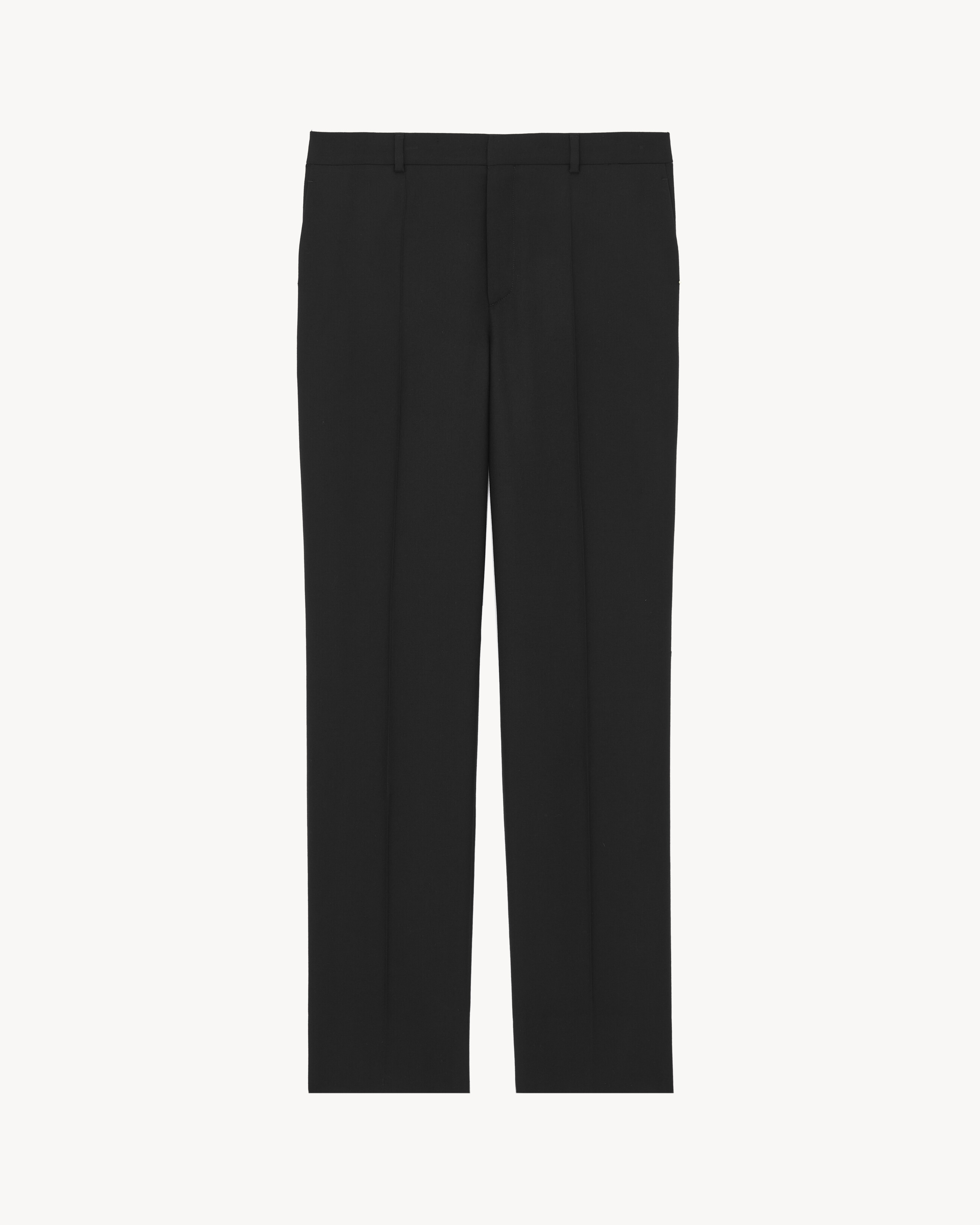 slim-fit pants in virgin wool