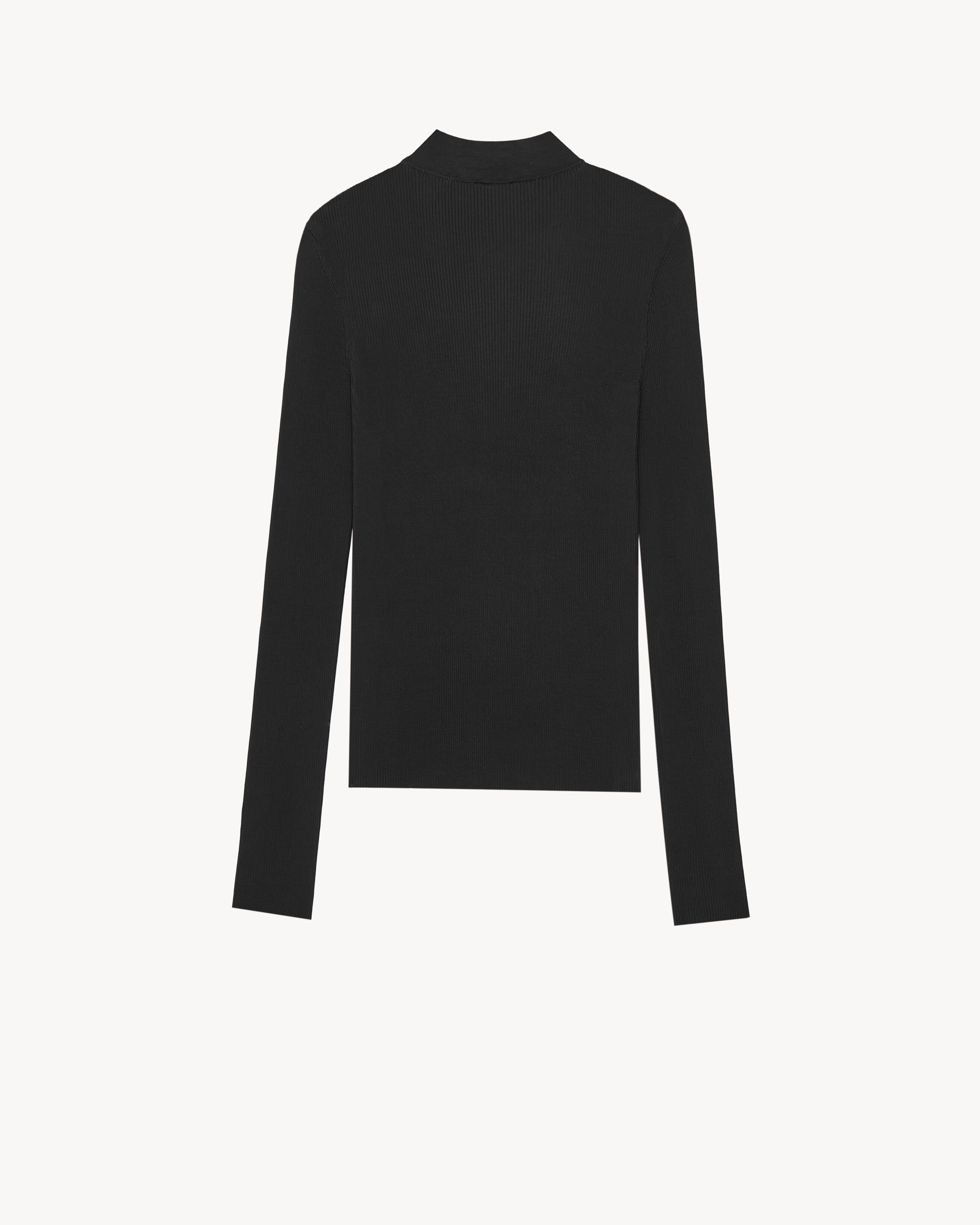 Ribbed Sweater Cassandre in Silk