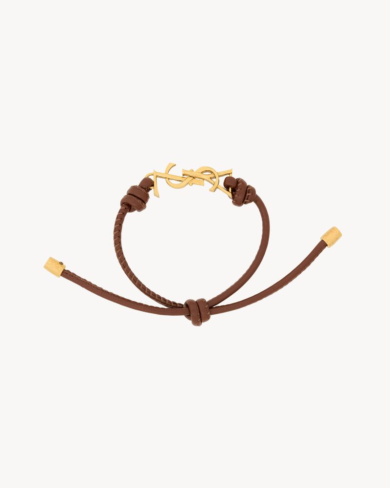 CASSANDRE cord bracelet in leather