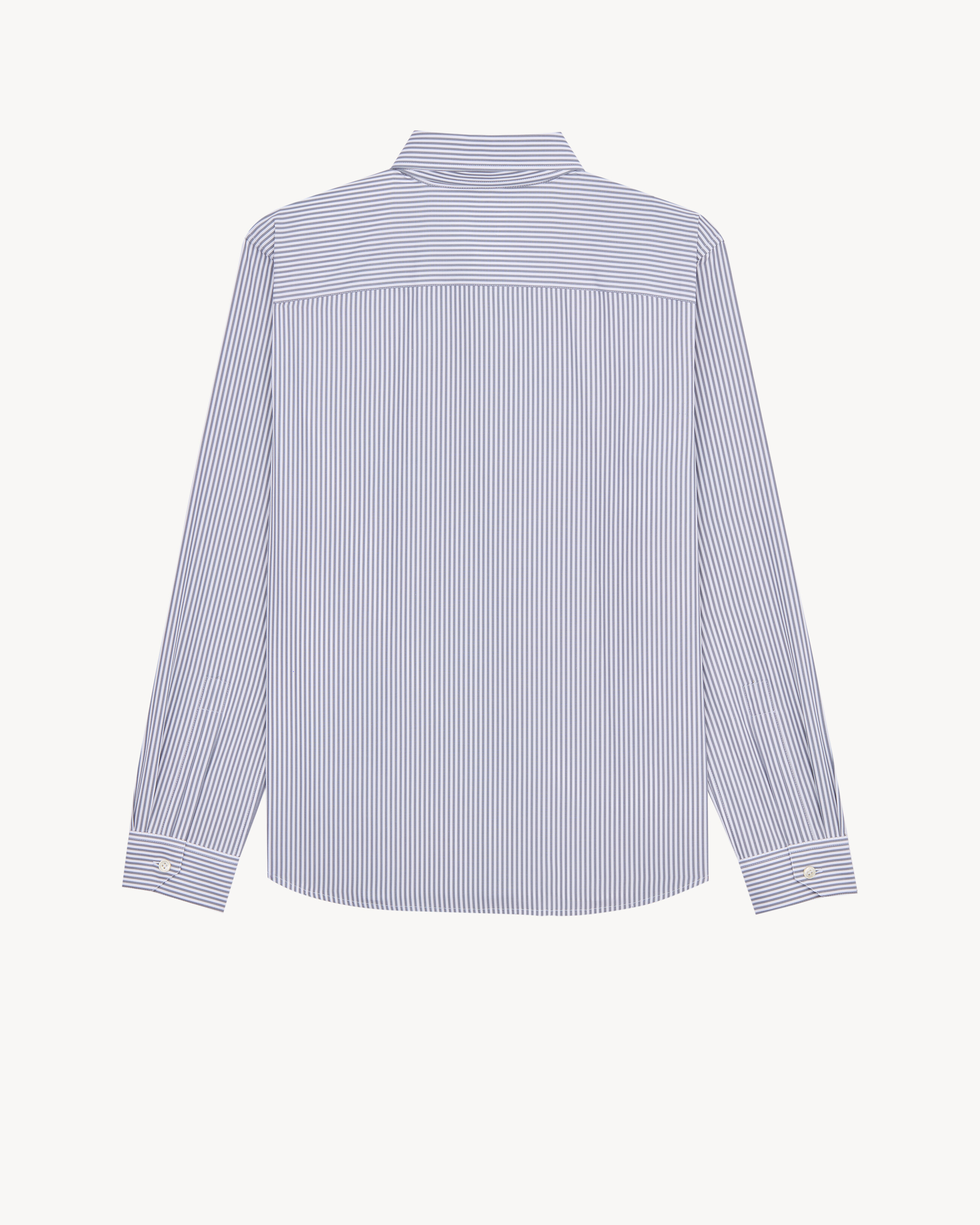 CASSANDRE chemise en popeline de coton à rayures