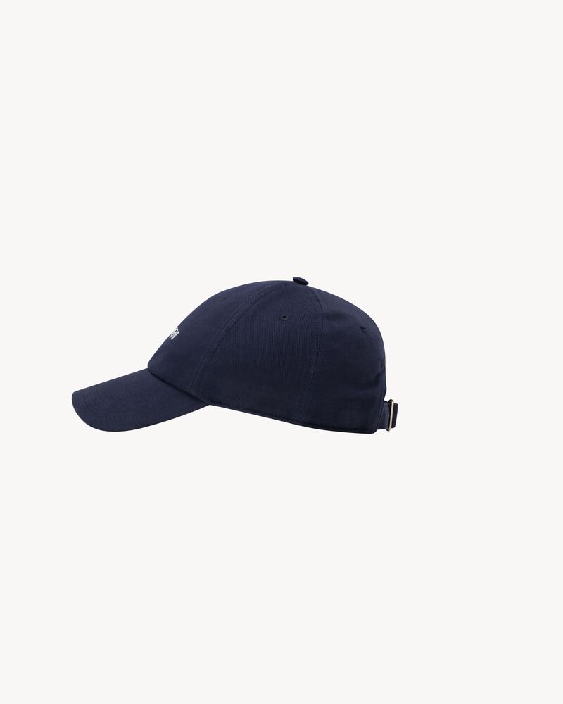SAINT LAURENT cap in cotton gabardine