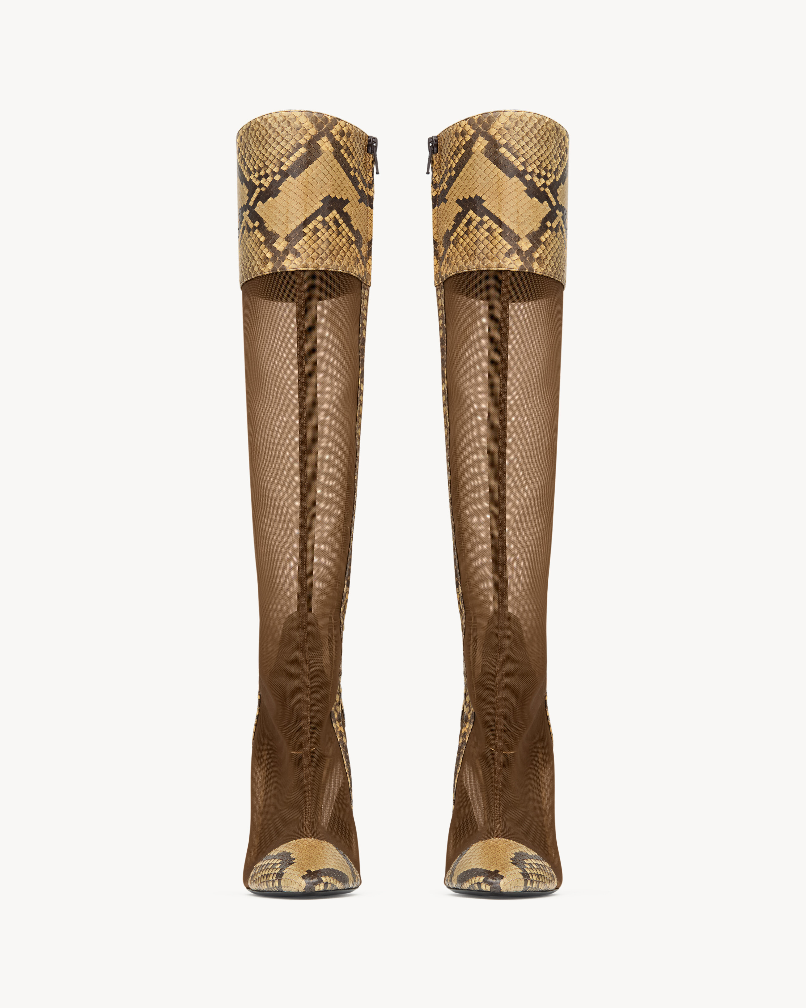 77 boots in mesh and python