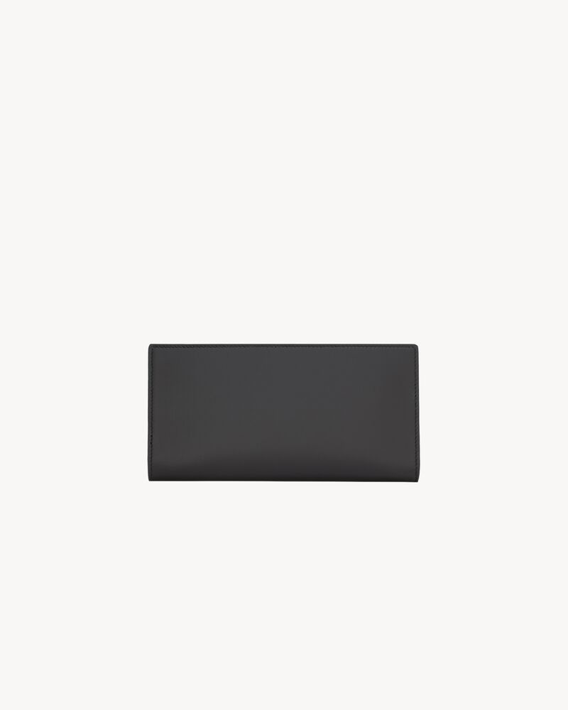SAINT LAURENT PARIS zip wallet in smooth leather